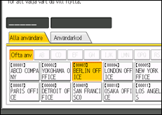bild av användarpanelens skärm