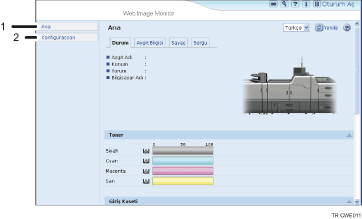 Web tarayıcısı ekranı resmi numaralı çağırma resmi