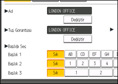 İşlem paneli ekran çizimi
