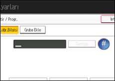 İşlem paneli ekran çizimi