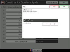 İşlem paneli ekran çizimi