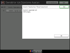 İşlem paneli ekran çizimi
