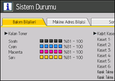 ��lem paneli ekran &ccedil;izimi