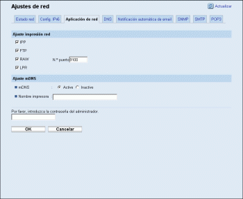 Ilustración de la pantalla del navegador Web
