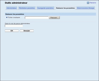 Illustration de la page du navigateur Web