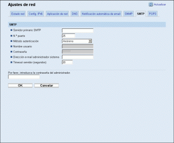 Ilustración de la pantalla del navegador Web