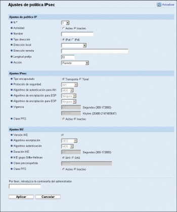 Ilustración de la pantalla del navegador Web
