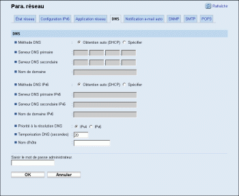 Illustration de la page du navigateur Web