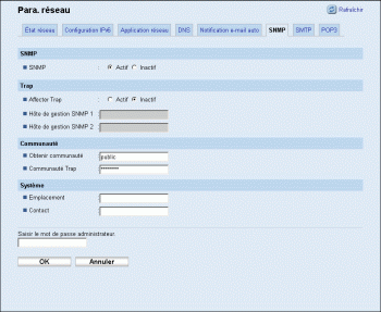 Illustration de la page du navigateur Web