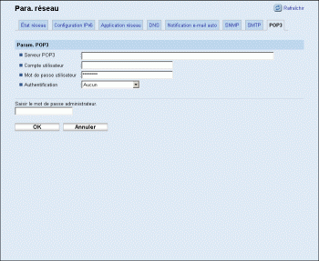 Illustration de la page du navigateur Web