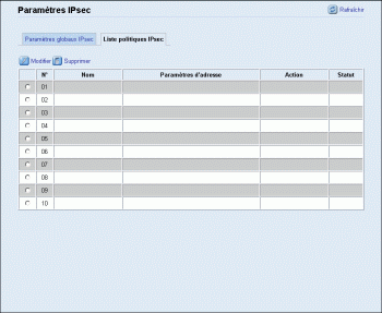 Illustration de la page du navigateur Web