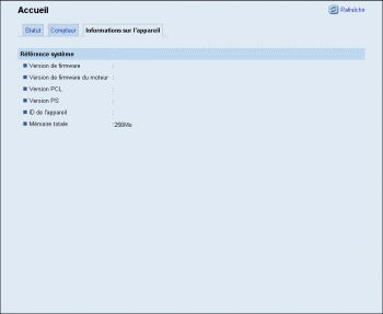 Illustration de la page du navigateur Web