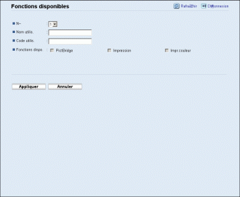 Illustration de la page du navigateur Web