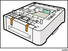 Paper feed unit illustration