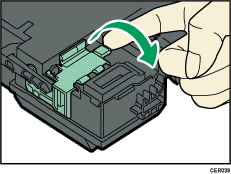 Waste toner bottle illustration