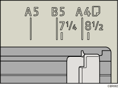 Paper tray illustration