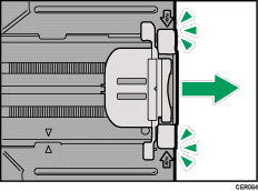 Paper tray illustration