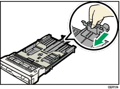 Paper tray illustration