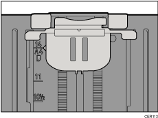 Paper tray illustration