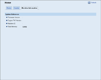 Web browser screen illustration