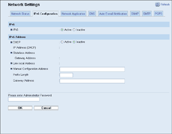 Web browser screen illustration