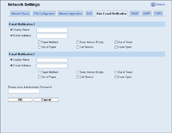 Web browser screen illustration