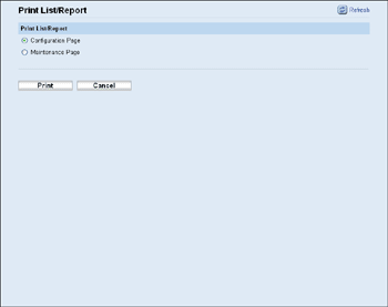 Web browser screen illustration
