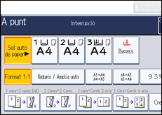 Il�lustraci&oacute; de pantalla del panell d'operacions