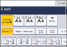 Il·lustració de pantalla del panell d'operacions