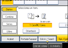 Il�lustraci&oacute; de pantalla del panell d'operacions