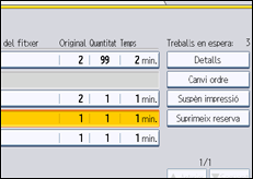 Il�lustraci&oacute; de pantalla del panell d'operacions