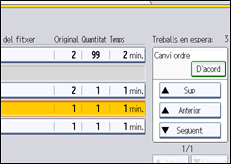 Il�lustraci&oacute; de pantalla del panell d'operacions