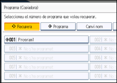Il�lustraci&oacute; de pantalla del panell d'operacions