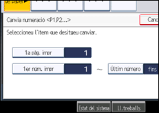 Il�lustraci&oacute; de pantalla del panell d'operacions