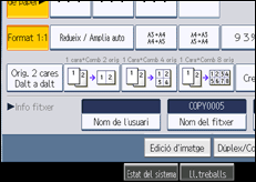 Il�lustraci&oacute; de pantalla del panell d'operacions