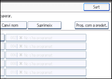 Il·lustració de pantalla del panell d'operacions