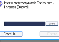 Il�lustraci&oacute; de pantalla del panell d'operacions