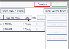 Il�lustraci&oacute; de pantalla del panell d'operacions