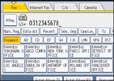 Il·lustració de pantalla del panell d'operacions