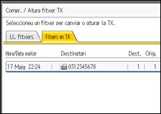 Il�lustraci&oacute; de pantalla del panell d'operacions