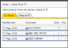 Il�lustraci&oacute; de pantalla del panell d'operacions