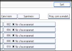 Il·lustració de pantalla del panell d'operacions