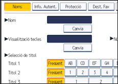 Il·lustració de pantalla del panell d'operacions