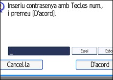Il�lustraci&oacute; de pantalla del panell d'operacions