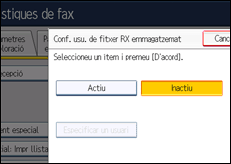 Il�lustraci&oacute; de pantalla del panell d'operacions