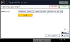 Il�lustraci&oacute; de pantalla del panell d'operacions