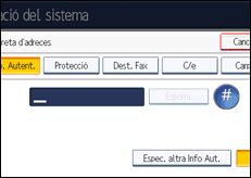 Il�lustraci&oacute; de pantalla del panell d'operacions
