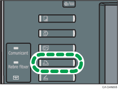 Il·lustració de la tecla Impressora