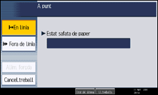 Il·lustració de pantalla del panell d'operacions