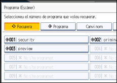Il�lustraci&oacute; de pantalla del panell d'operacions